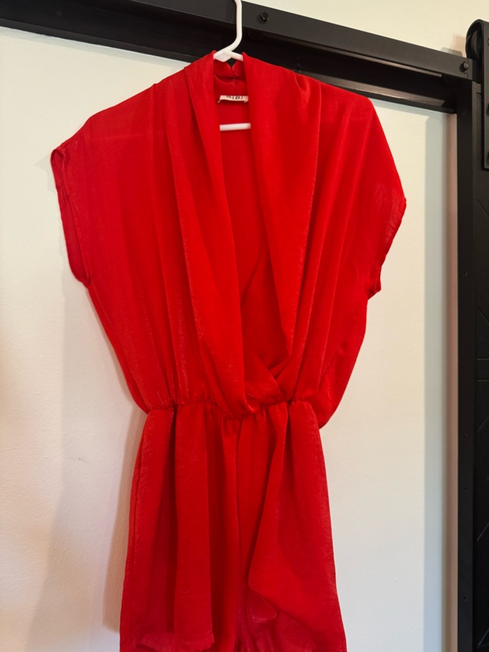 BiBi Bright Red Romper Size Small